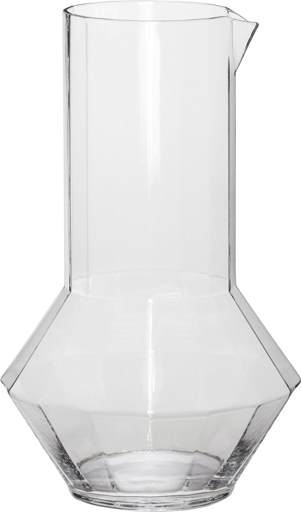 Hübsch Wasserkaraffe 25 cm aus Glas