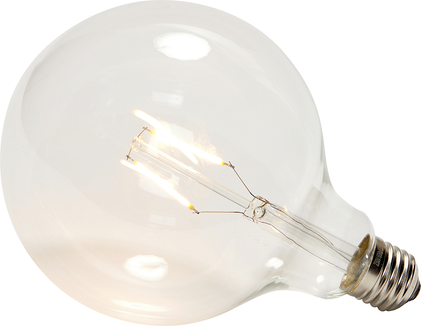 Hübsch Žarnica LED, E27, prozorna