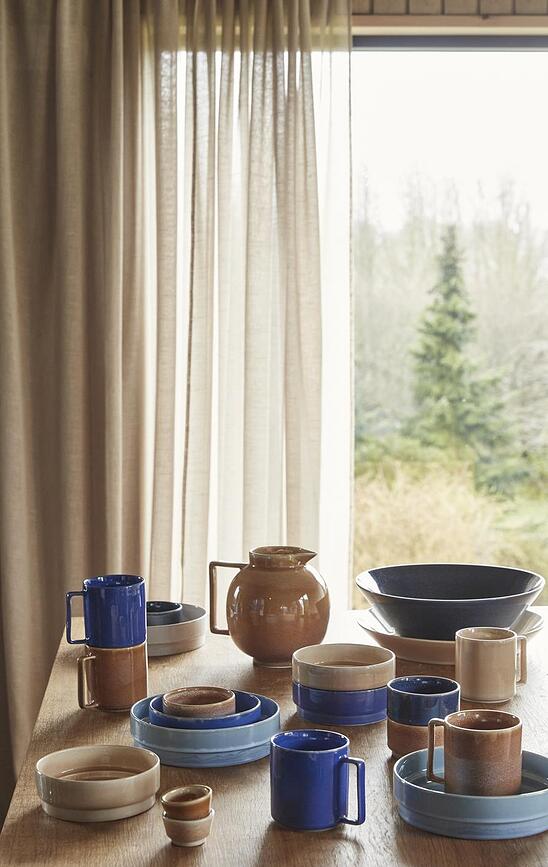 Hübsch Zdjela 30 cm plava keramička