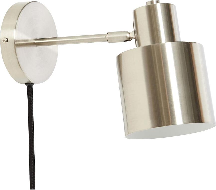 Hübsch Zidna Svjetiljka 29 cm srebrna metalna