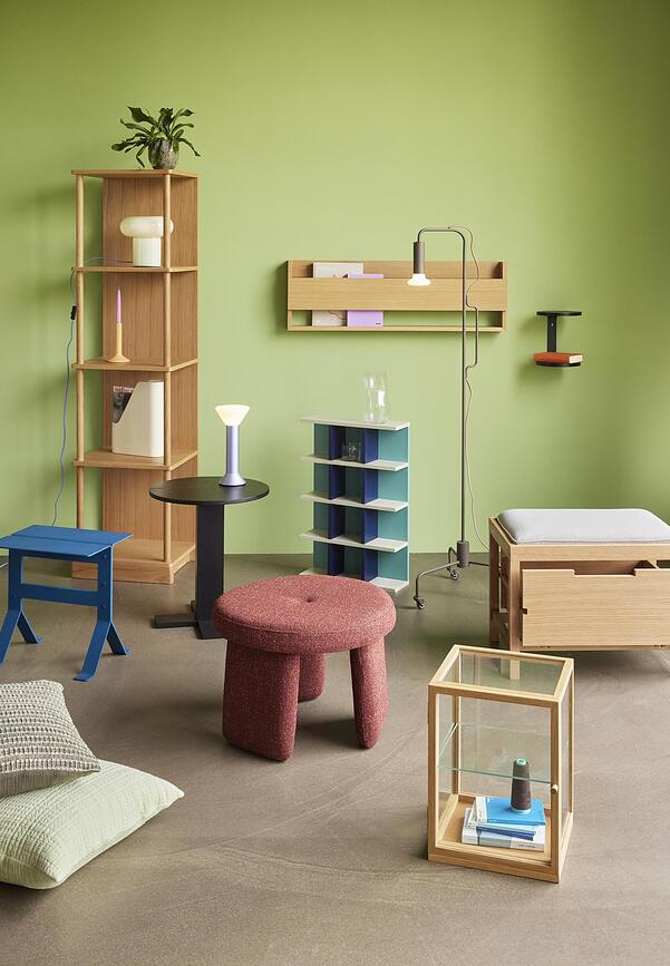 Hues Lampe de Table, vert clair