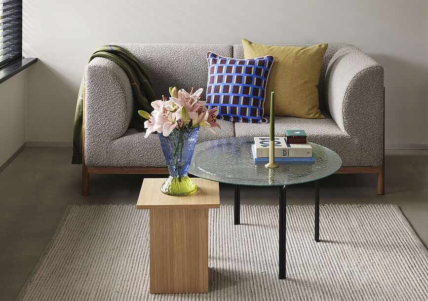 Jarrón Abyss, 29 cm, azul-verde