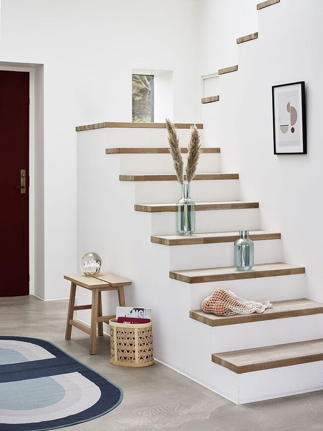 Jarrón Hübsch, 33 cm, verde transparente