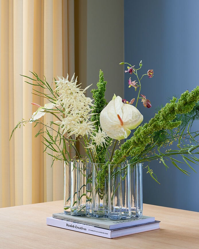 Jarrón Umber, 20 cm, azul