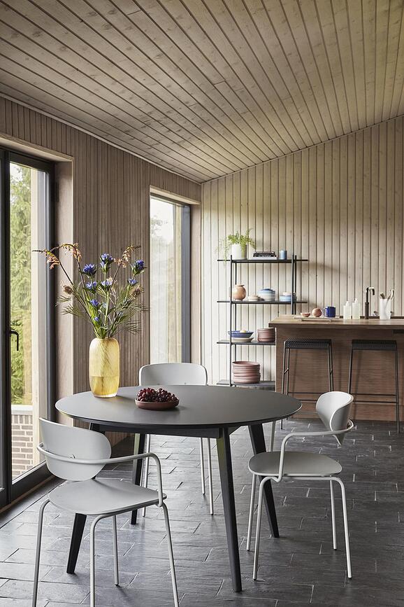 Jarrones Hübsch de cristal, grandes, naranja, Pack de 2