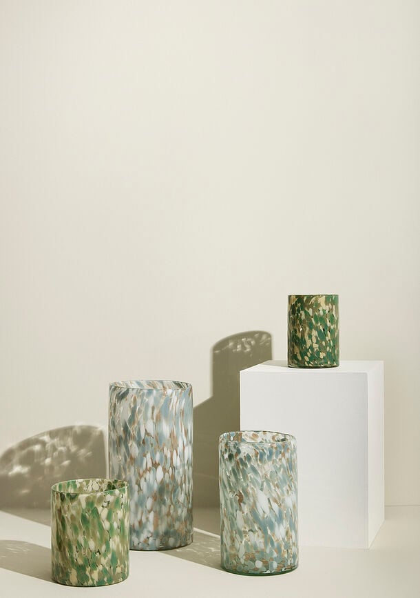 Jarrones Luce, naranjas, 2 unidades