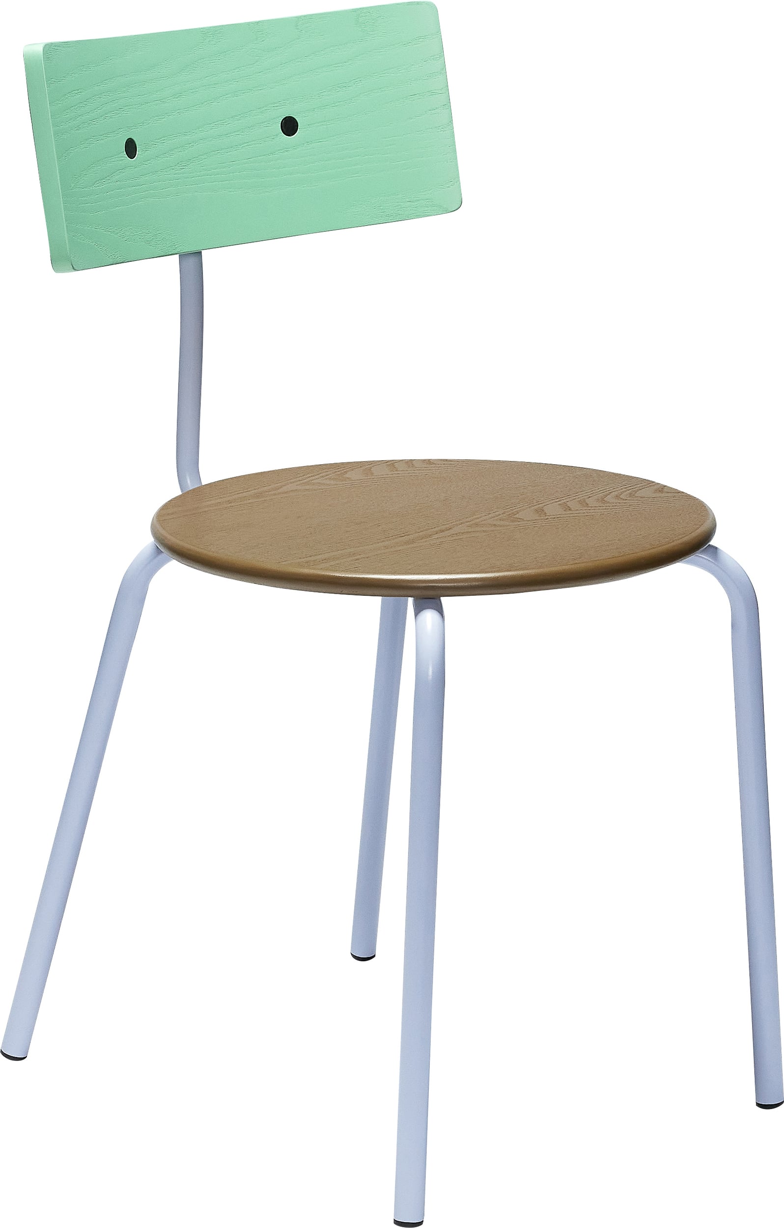 Koi Stuhl, Holz, braun-grün