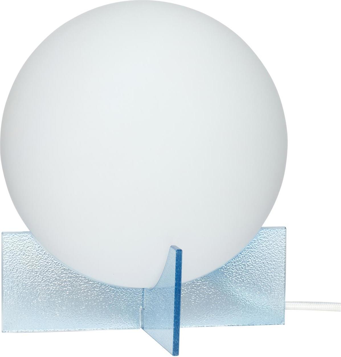 Lampa stołowa Hübsch kula 20 cm szklana