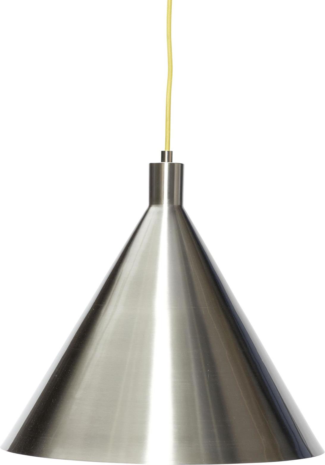 Lampa wisząca Hübsch 40 cm nikiel metalowa