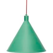 Lampa wisząca Hübsch 40 cm zielona metalowa