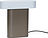 Lampada da scrivania Sleek grigia-marrone