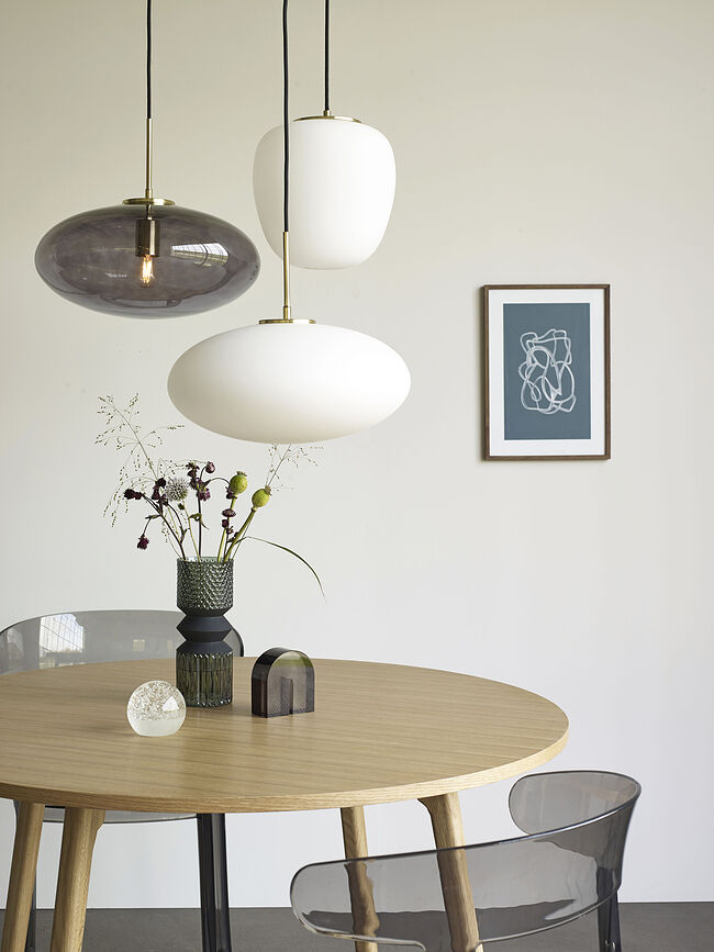 Lámpara Colgante Muse, 40 cm, blanca