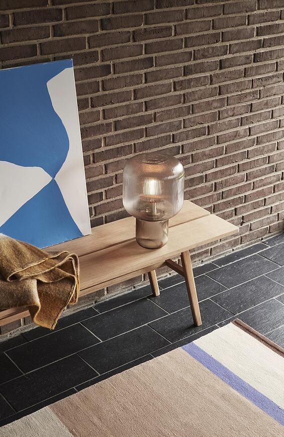 Lámpara de Mesa de cristal Hübsch, 991206