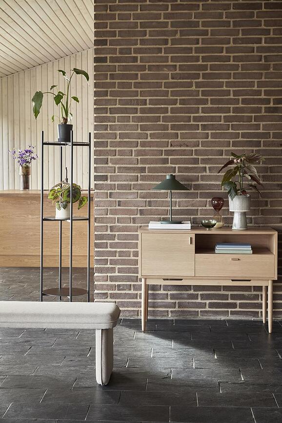 Lámpara de mesa Hübsch 991205, verde