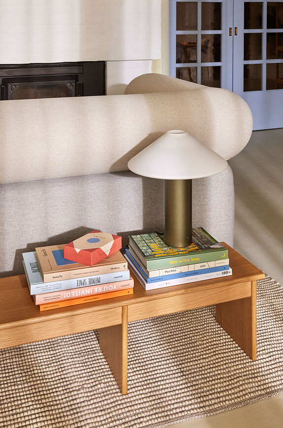 Lámpara de Mesa Orbit, verde oscuro