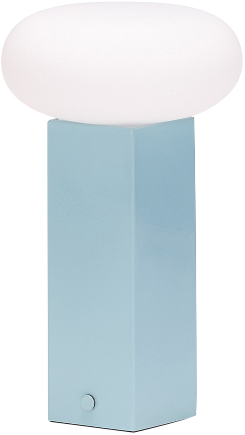 Low Lampe de table sans fil, bleue