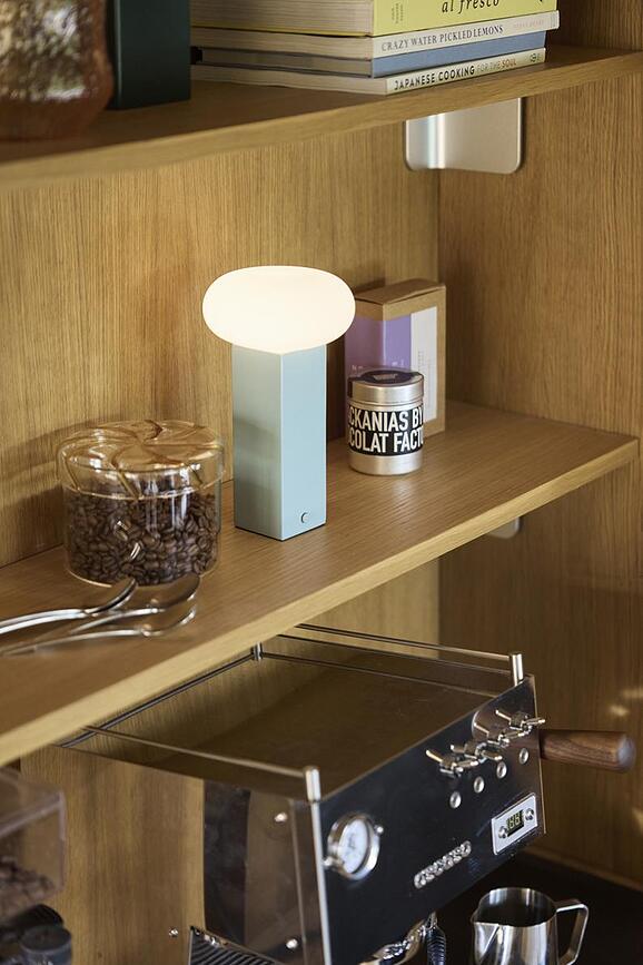 Low Lampe de Table sans fil, argentée