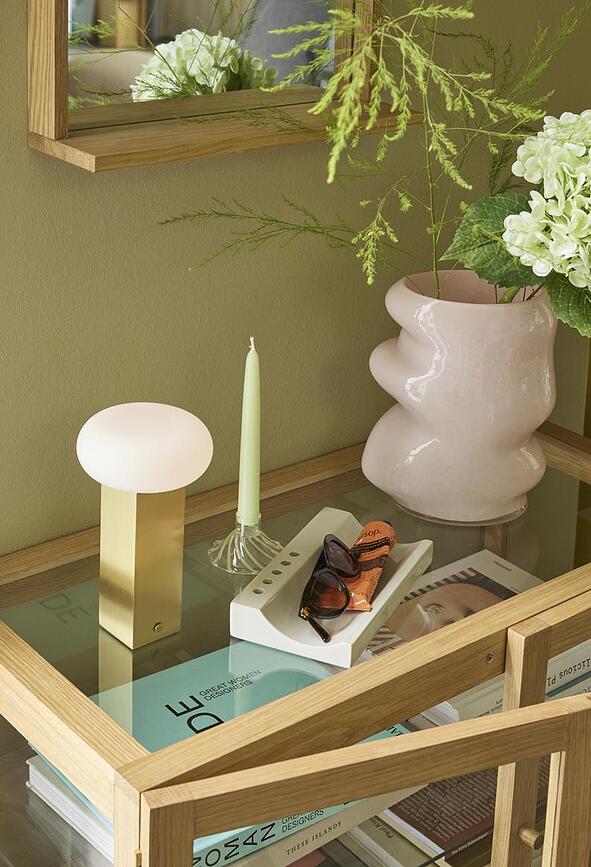 Low Lampe de Table sans fil, argentée