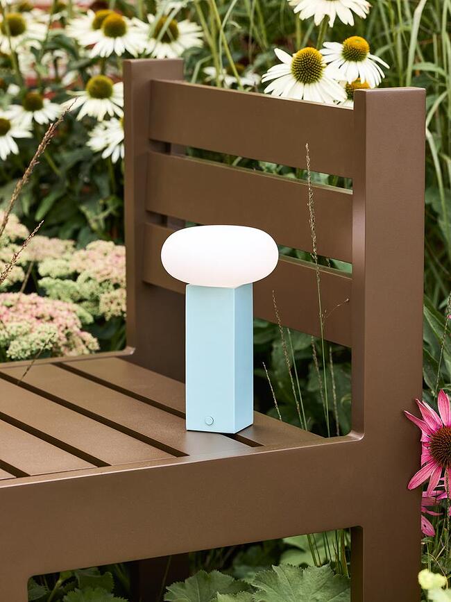 Low Lampe de Table sans fil, argentée