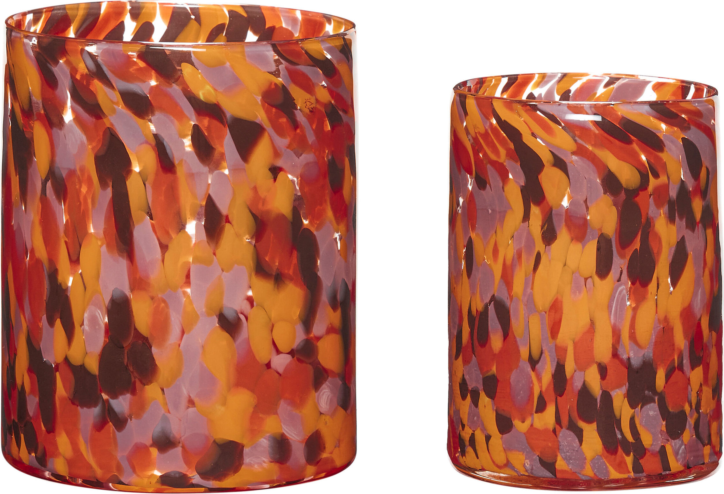 Luce Vasen orangefarben 2 St.