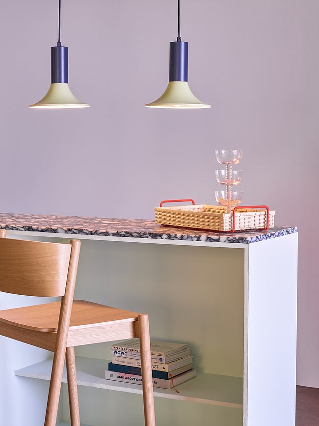 Luminary Lampa viseća bordo plava