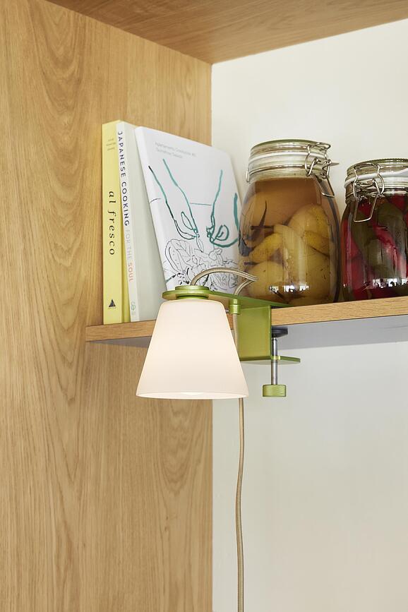 Lure Lampa zidna sa stezaljkom za stol plava