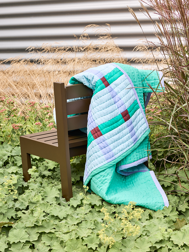 Manta de Picnic Tento, 140 x 200 cm, azul y amarillo