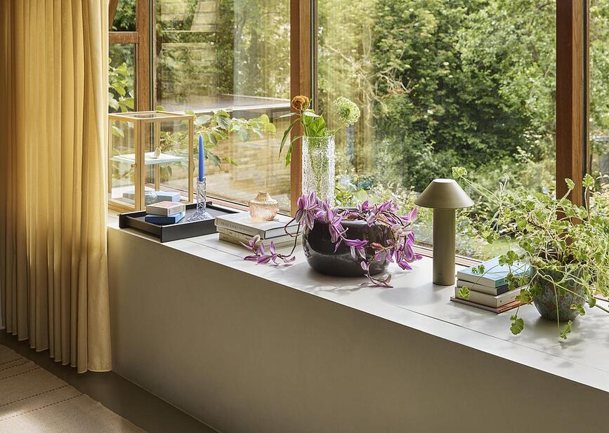 Maru S Okrasni lončki, rjavo-modri, 2 kosa