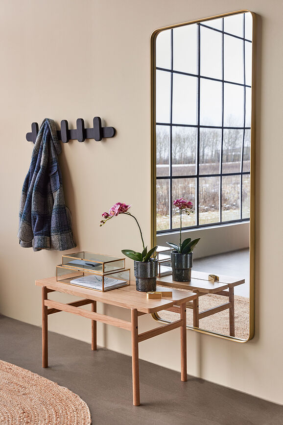 Merry Porte-Manteau mural, 80 cm, noir