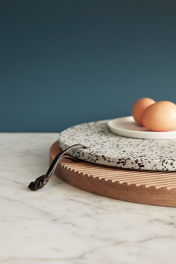 Monarch Daske za rezanje okrugle hrastove 2 kom.