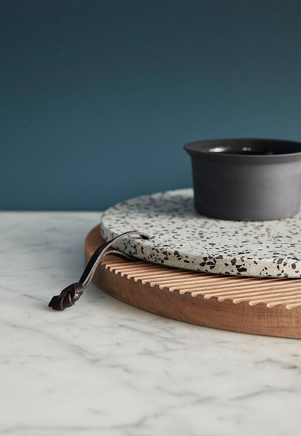 Monarch Daske za rezanje okrugle hrastove 2 kom.