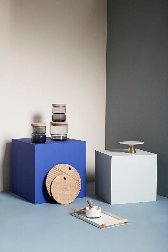 Monarch Daske za rezanje okrugle hrastove 2 kom.