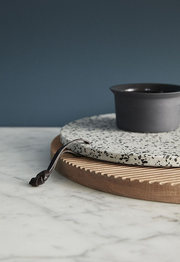 Monarch Επιφάνειες Κοπής στρογγυλές, δρύινες, 2 τμχ