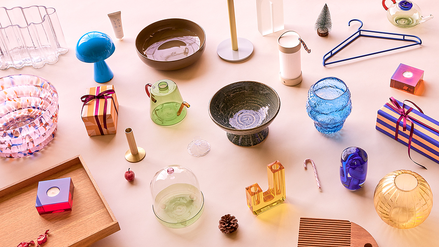 Mush Stolna Lampa bežična 20 cm tamnocrvena