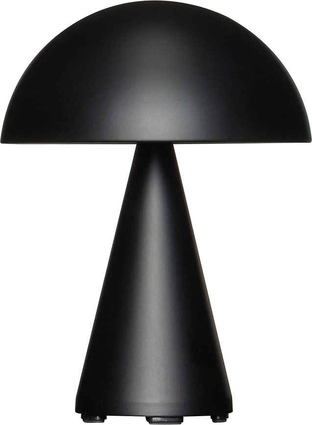 Mush Lampe de Table sans fil, 20 cm, noire