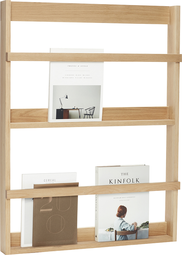 Nástenná polica Display 70 cm, dubová