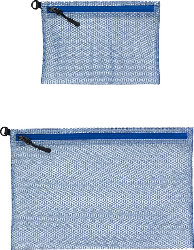 Neceser de poliéster Hübsch, 2 unidades