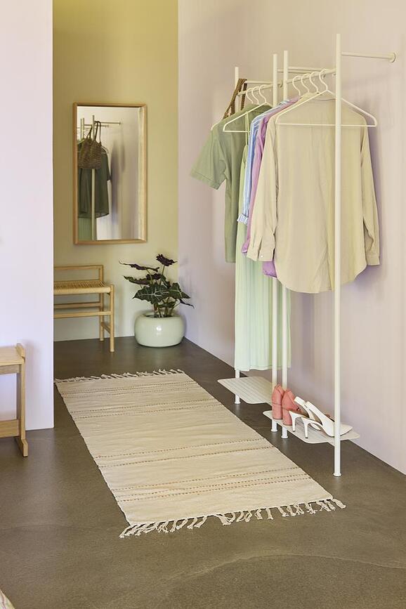 Noble Portemanteau sur pied, gris clair