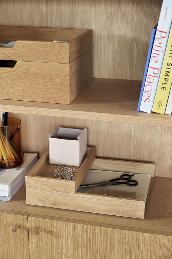 Note Boîtes, en bois, Lot de 2