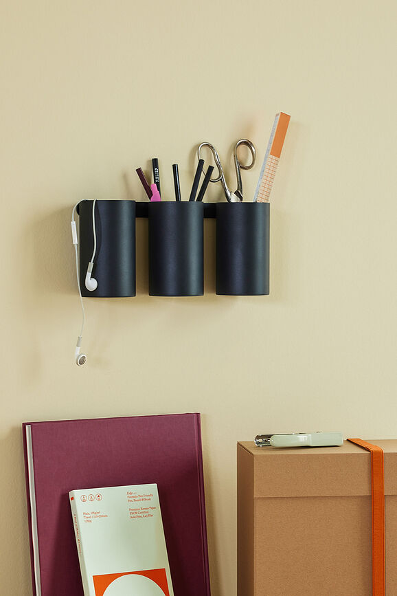 Organizador de pared Silo, negro