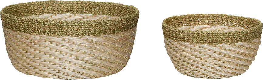 Palm Paniers de Rangement, Lot de 2
