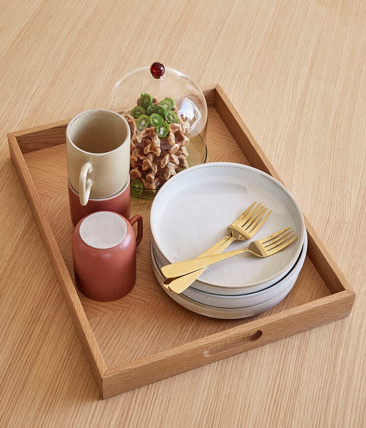 Patera con campana Flora Mini, 16 cm, verde