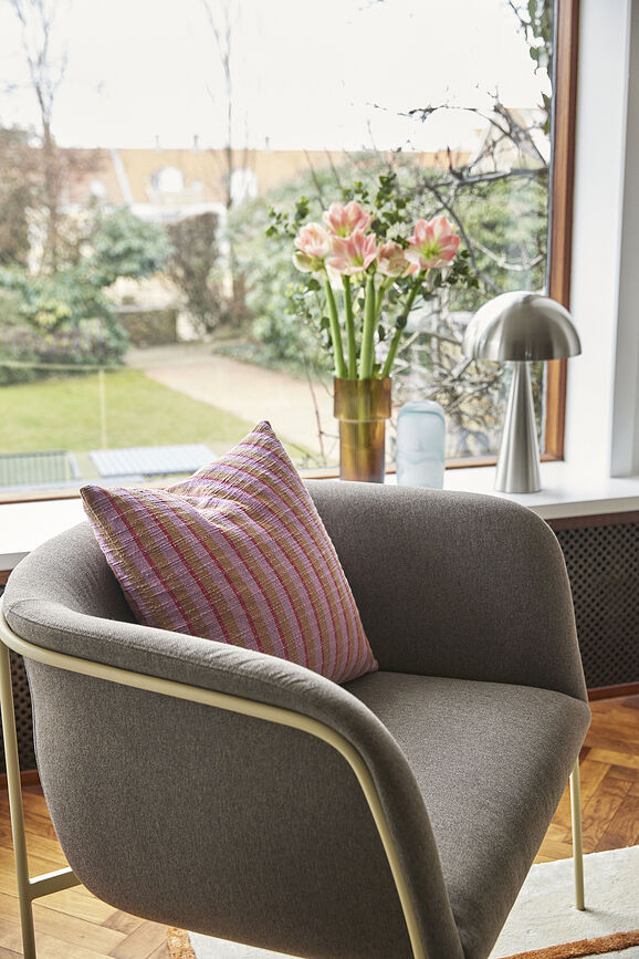 Pavilion Coussin décoratif, 50 x 50 cm, bleu