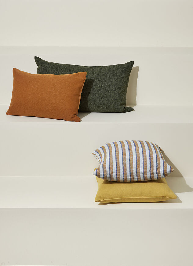 Pavilion Coussin décoratif, 50 x 50 cm, bleu