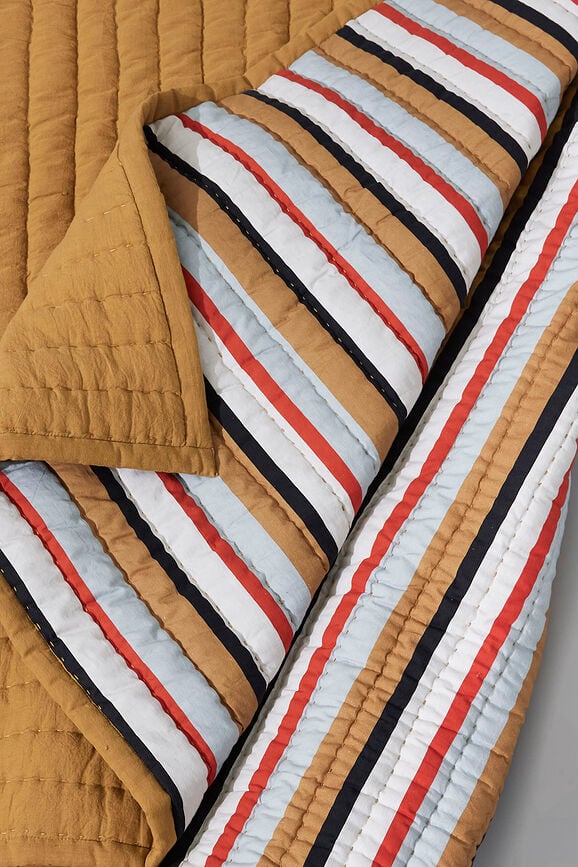 Pavilion Deka 140 x 200 cm prugasta oker