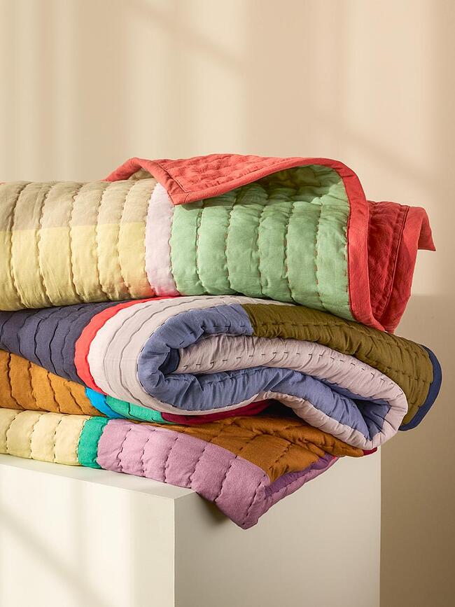 Pavilon Couverture de Pique-nique, 140 x 200 cm, corail et vert