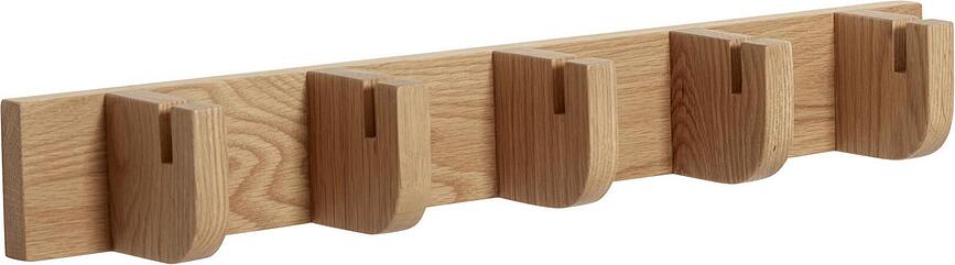 Perchero de Pared de madera de roble Hübsch