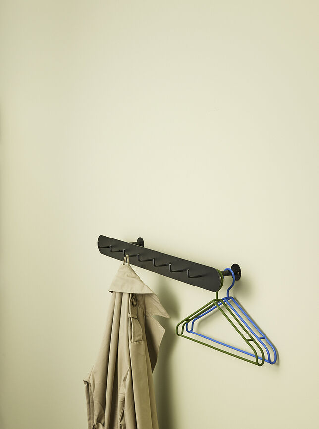 Perchero de Pared Hack, 80 cm, negro