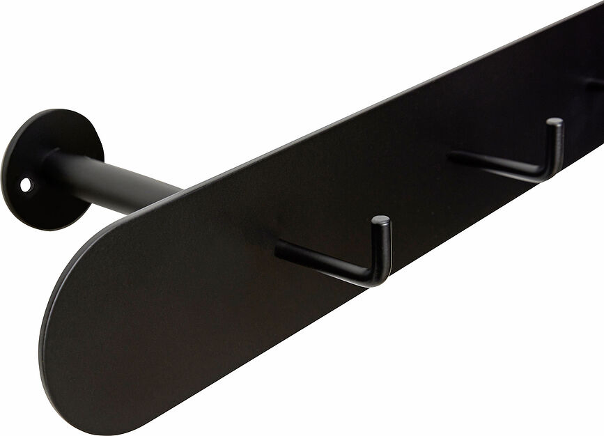 Perchero de Pared Hack, 80 cm, negro