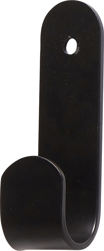 Perchero de pared Hübsch, de metal negro